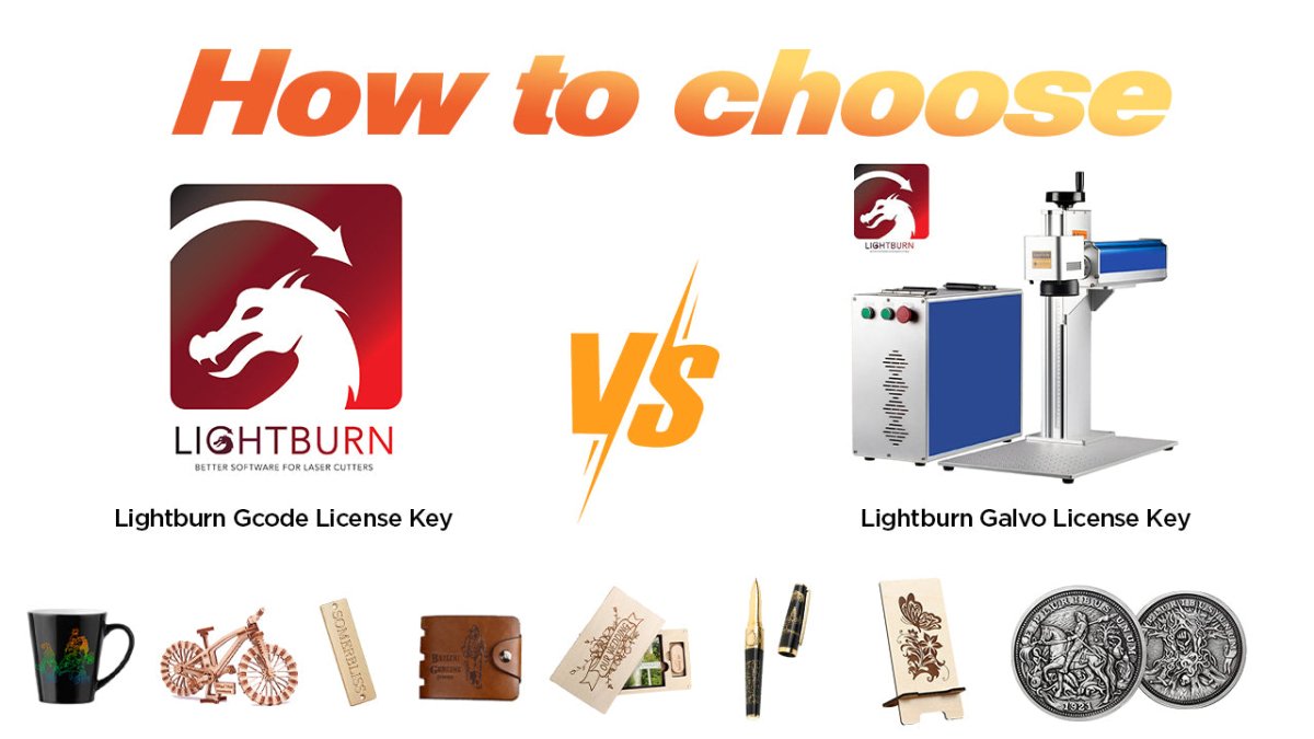 Difference Between LightBurn Galvo and GCode License Key - ACMER