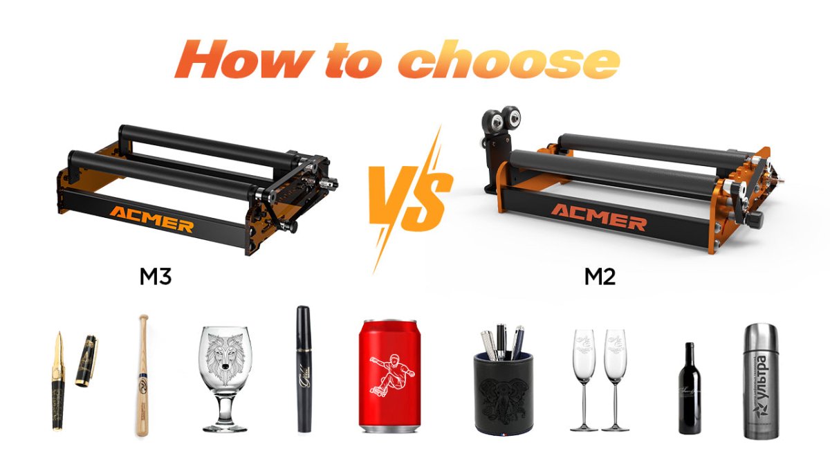 Which Rotary Module Is Better for Laser Engraving? - ACMER