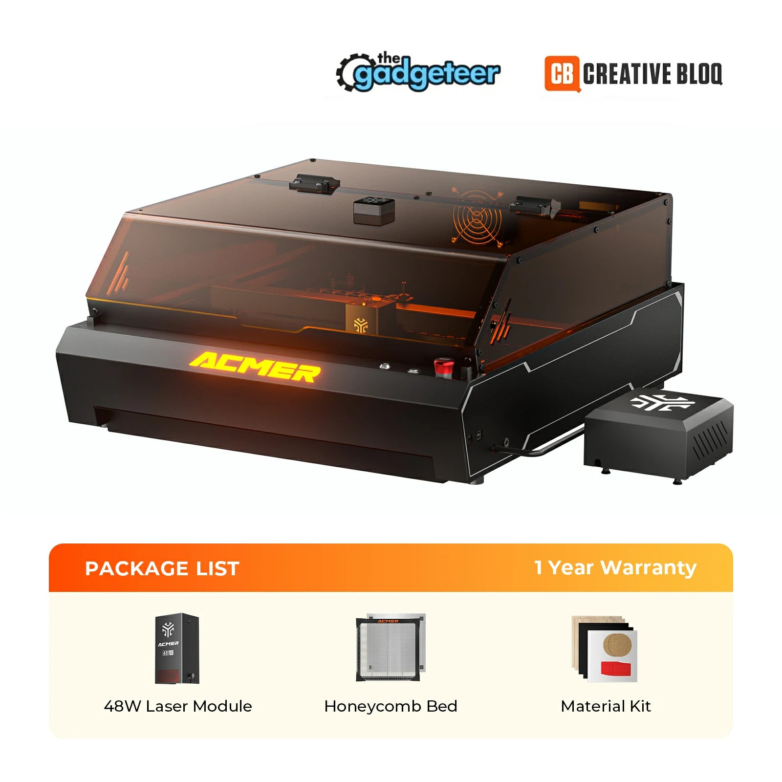 ACMER P3 48W Diode Enclosed Laser Engraver