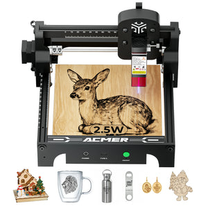 ACMER S1 Portable Laser Engraver Mini Machine-2.5W black