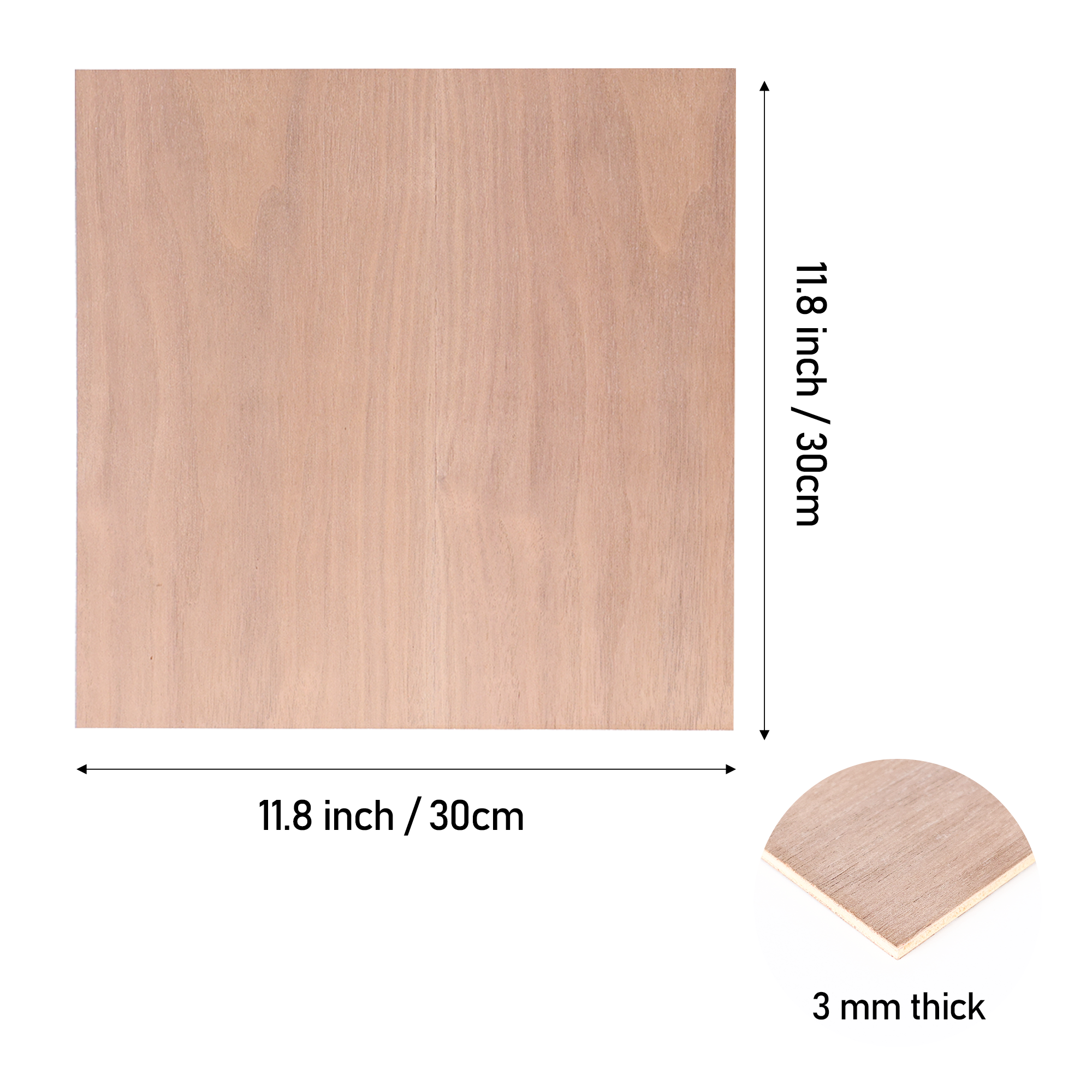 Black Walnut Plywood (6 pcs)
