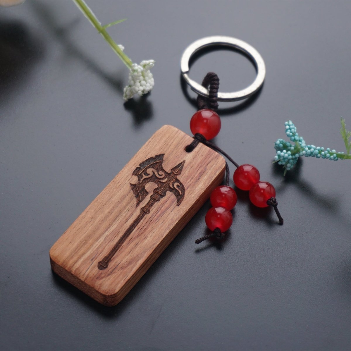 Custom Wood Engraved Keychains - ACMER
