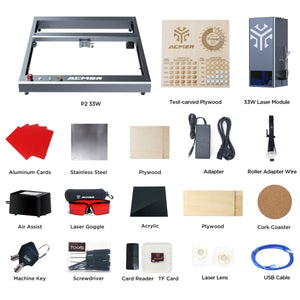 Official Refurbished - ACMER P2 33W Laser Engraver Cutting Machine - ACMER