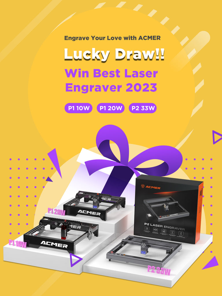 Engrave Your Love with ACMER -Sharing & Lottery