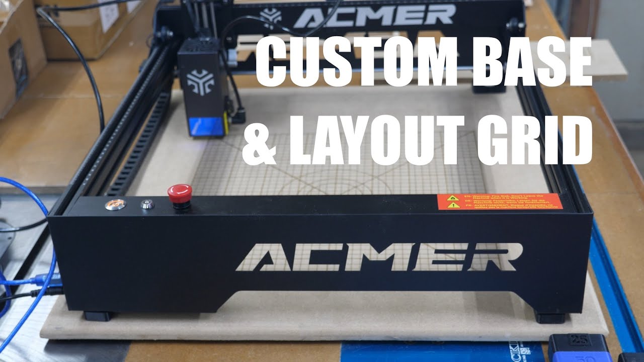 Acmer P1 Laser Custom Base and Grid