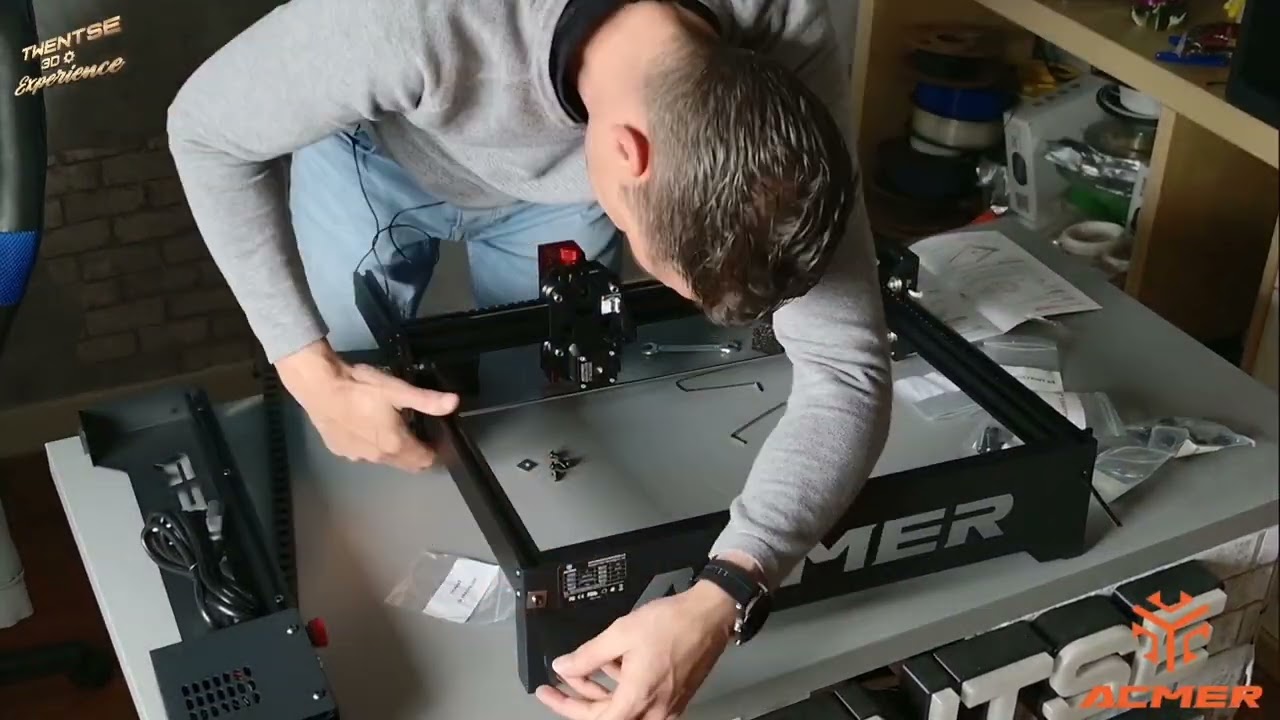 Acmer p1 laser-engraver unboxing