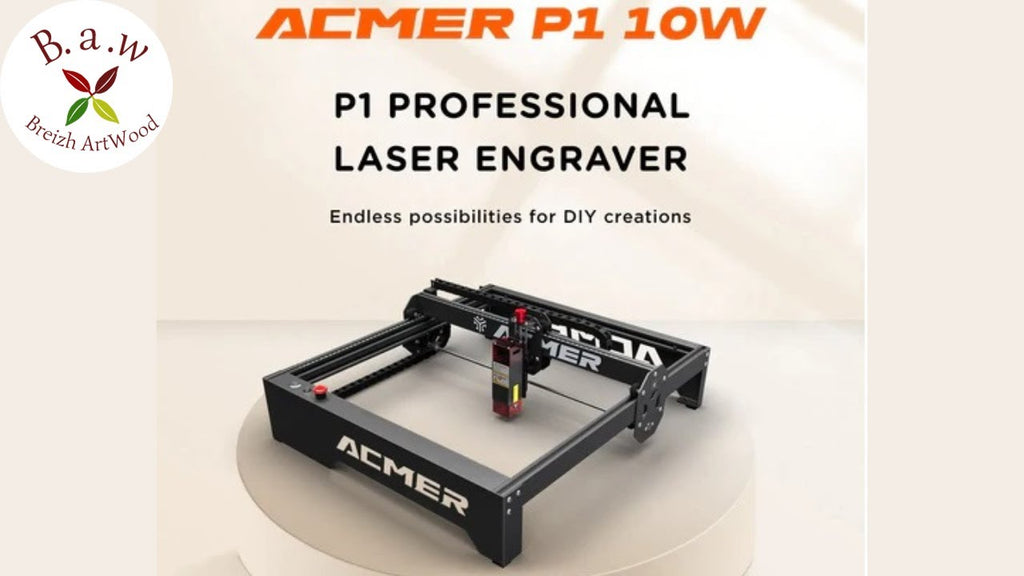Unleash your creativity with ACMER P1 10W laser engraver
