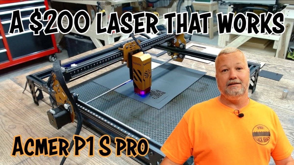A $200 laser that works- Acmer P1 S Pro - ACMER