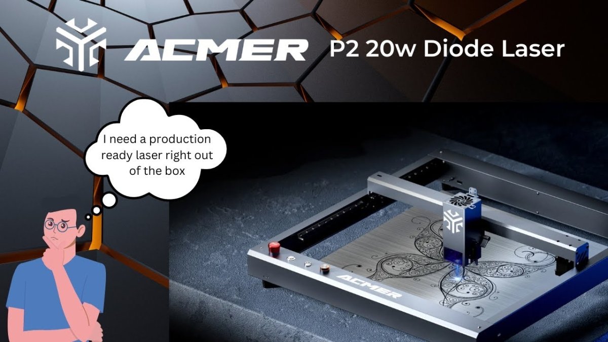 ACMER Laser P2 Review - From Unboxing to Engraving Effortlessly! - ACMER