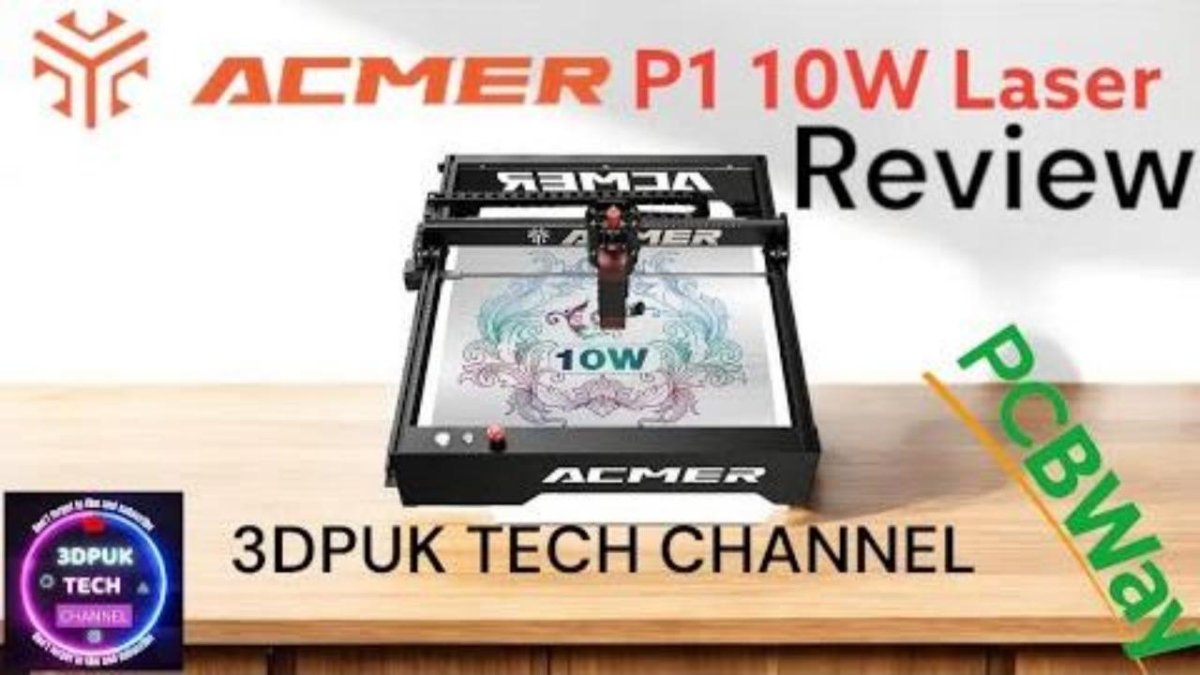 ACMER P1 10w laser engraver review, can this budget laser really do what it says it can ???? - ACMER