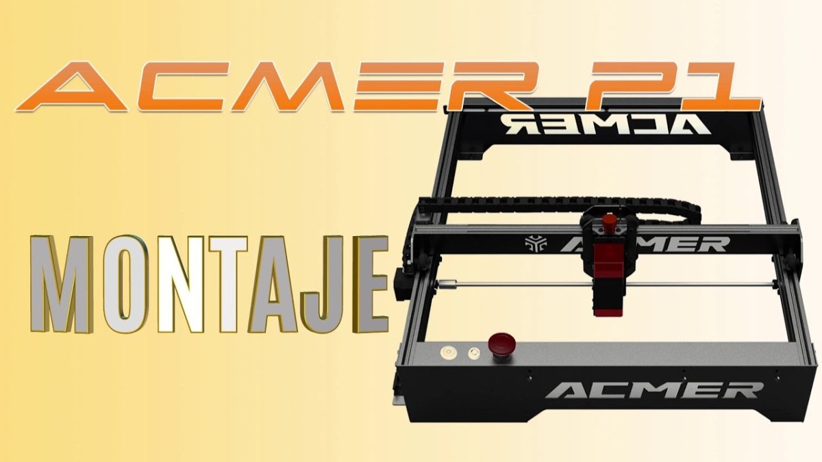 ACMER P1 - LASER 10W + ASISTENTE AIRE COMPRIMIDO (Montaje) - ACMER