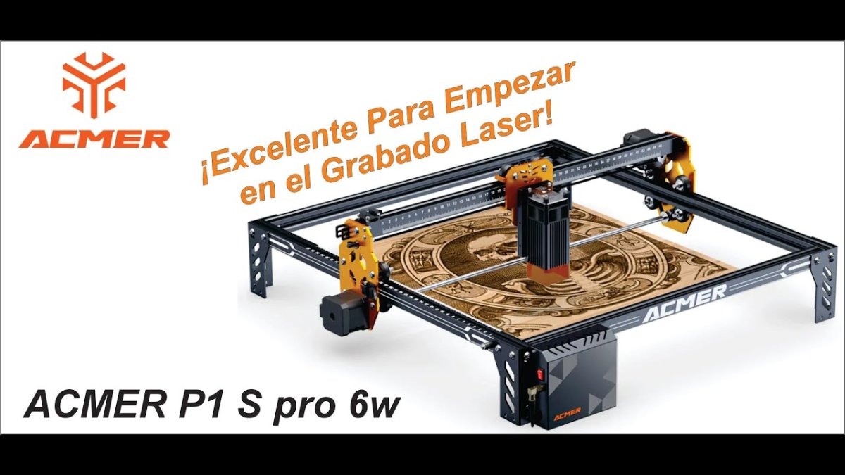 ACMER P1 S PRO Excelente Maquina para empezar en el Grabado Laser - ACMER