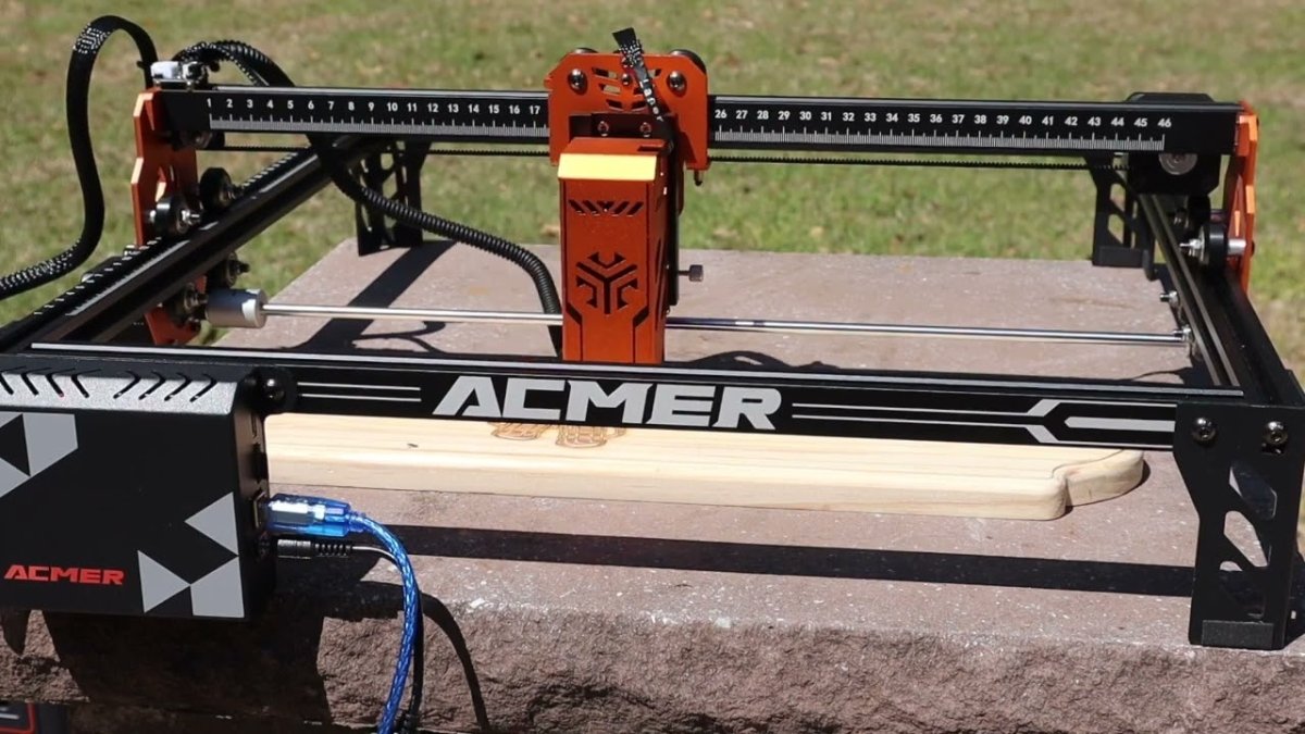 ACMER P1 S Pro First Engraving - ACMER