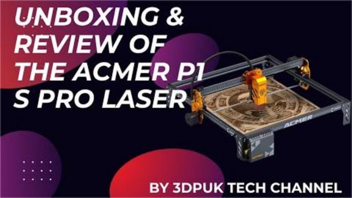 ACMER P1S PRO 6W LASER Review - ACMER