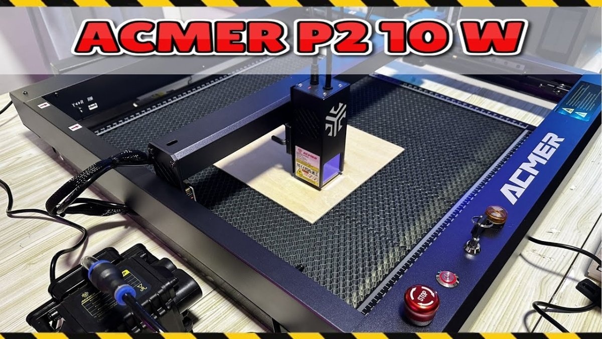 ACMER P2 10W Laser Engraver Cutting Machine LA RECENSIONE ! Prove di Stampa ! - ACMER