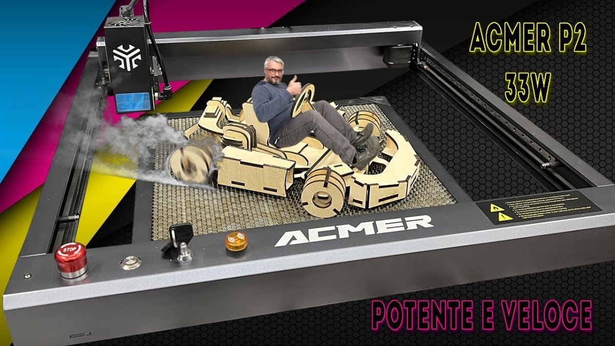 ACMER P2 33W - Laser potente e veloce - ACMER