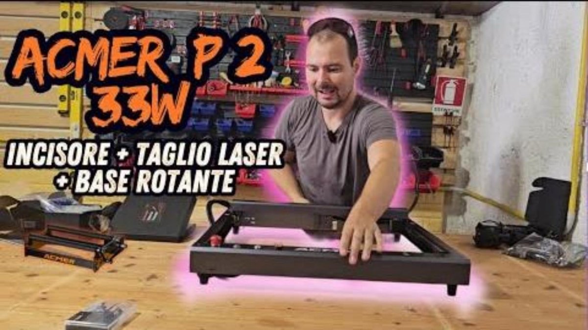 ACMER P2 33W - Un super laser con base rotante (Tanta ROBA) - ACMER