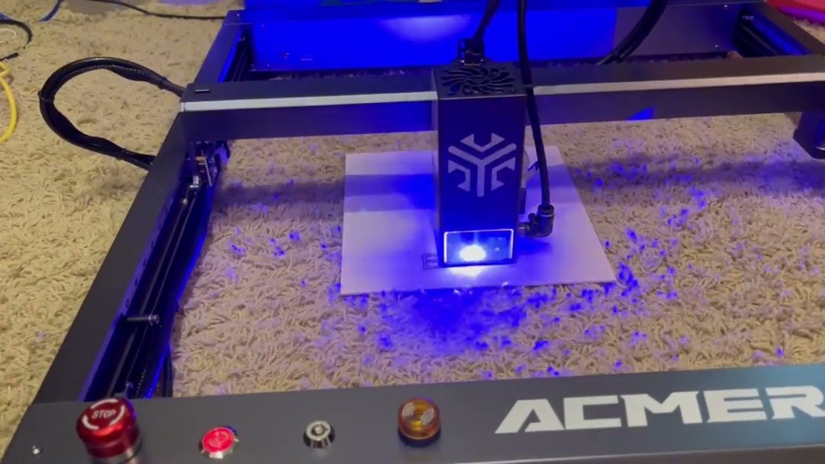ACMER P2 First Engraving Test - ACMER