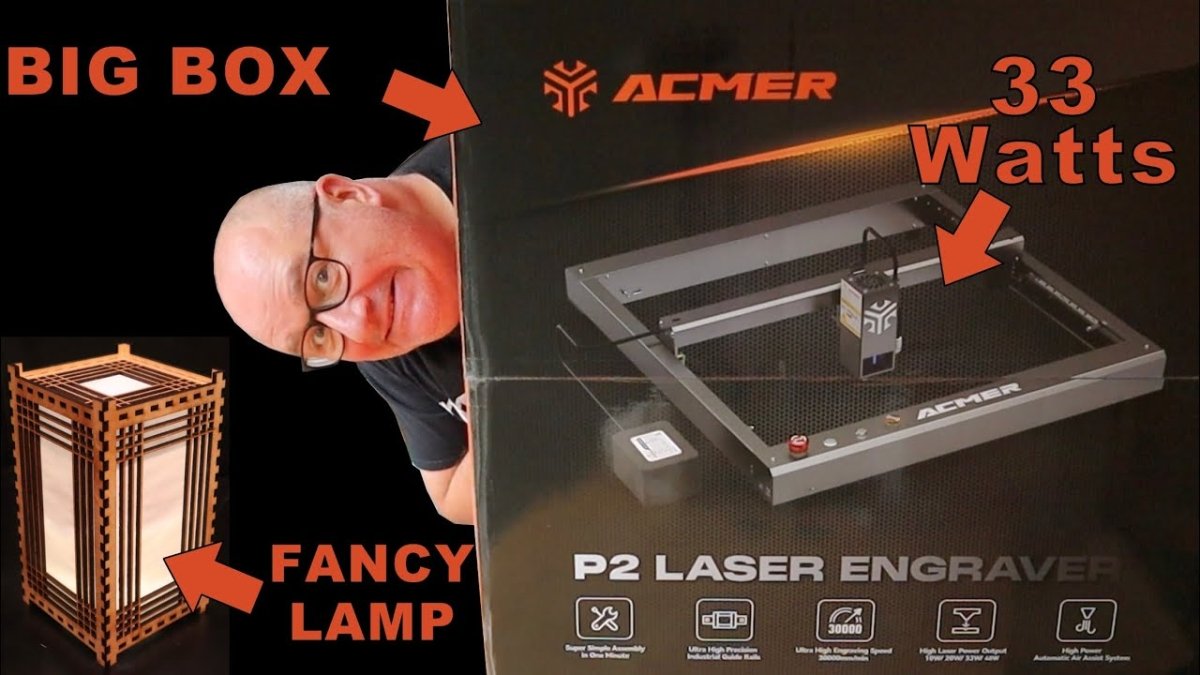 ACMER P2 Laser Engraver - 33W High power Diode Laser - ACMER