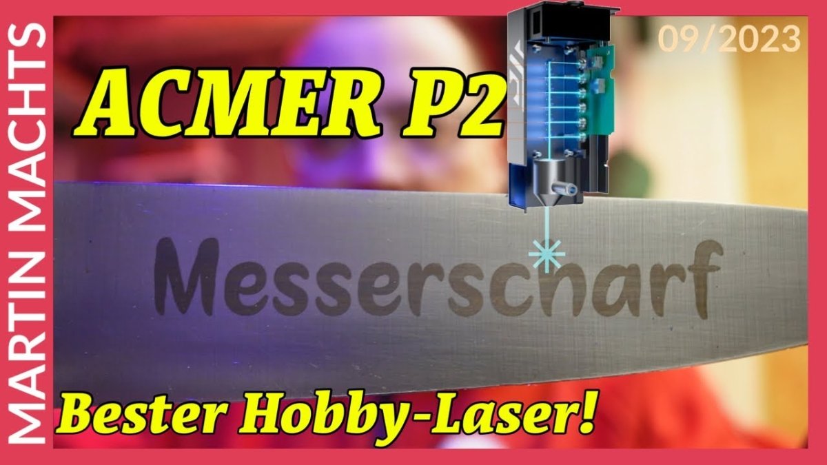 🕹Acmer P2 Review 33 Watt und sicher wie die Feuerwehr! @acmerlaser - ACMER
