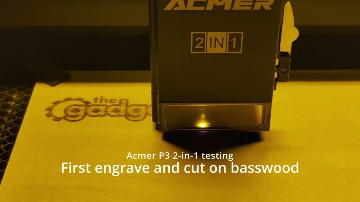 ACMER P3 IR＆Diode Enclosed Dual Laser Engraver for my Gadgeteer review - ACMER