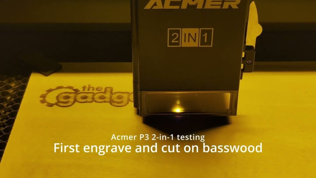 ACMER P3 IR＆Diode Enclosed Dual Laser Engraver for my Gadgeteer review