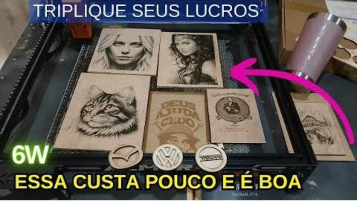 Cnc Laser ACMER P1 s Pro 6W_ GRAVAÇÃO A LASER perfeita Com Ótimo Custo Benefício _ Vídeo Review - ACMER