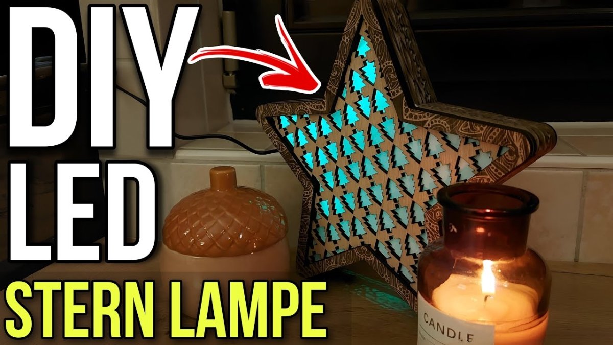 DIY LED-Stern für unter 5 Euro! Holz & Karton-Projekt mit dem ACMER P3 - ACMER