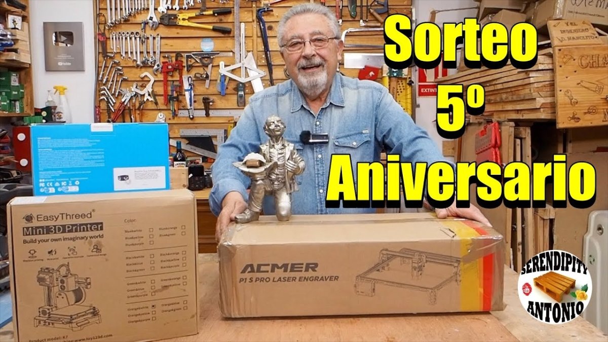 Estamos de Aniversario y Sorteamos 2 Láser, 1 Impresora 3D y más - ACMER