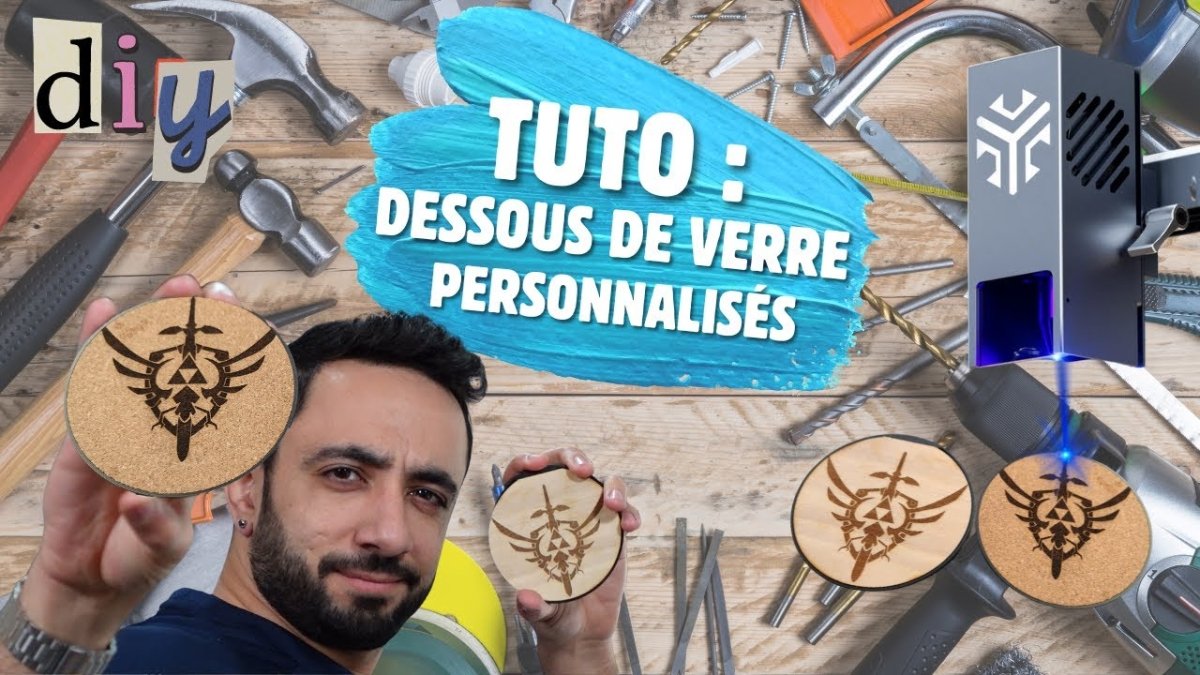 Faire des dessous de verre personnalisés ! Tuto spécial débutant - ACMER