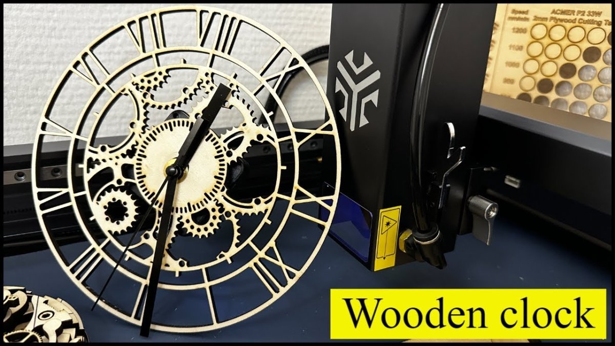 how to Build A Time Machine | ACMER P2 33W | Laser Engraver Laser Cutter - ACMER