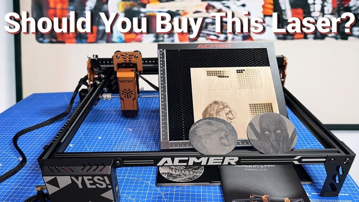 Is This The Best Laser For Under £200? - [Test & Review Acmer P1S Pro 6w Diode laser] - ACMER