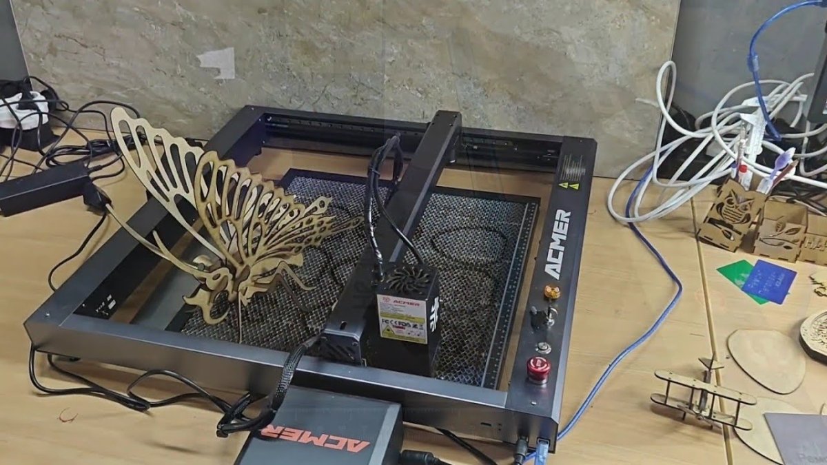 купив лазерний гравер ACMER P2 33W Laser Engraver з Китаю без посередників у виробника💪😀 - ACMER