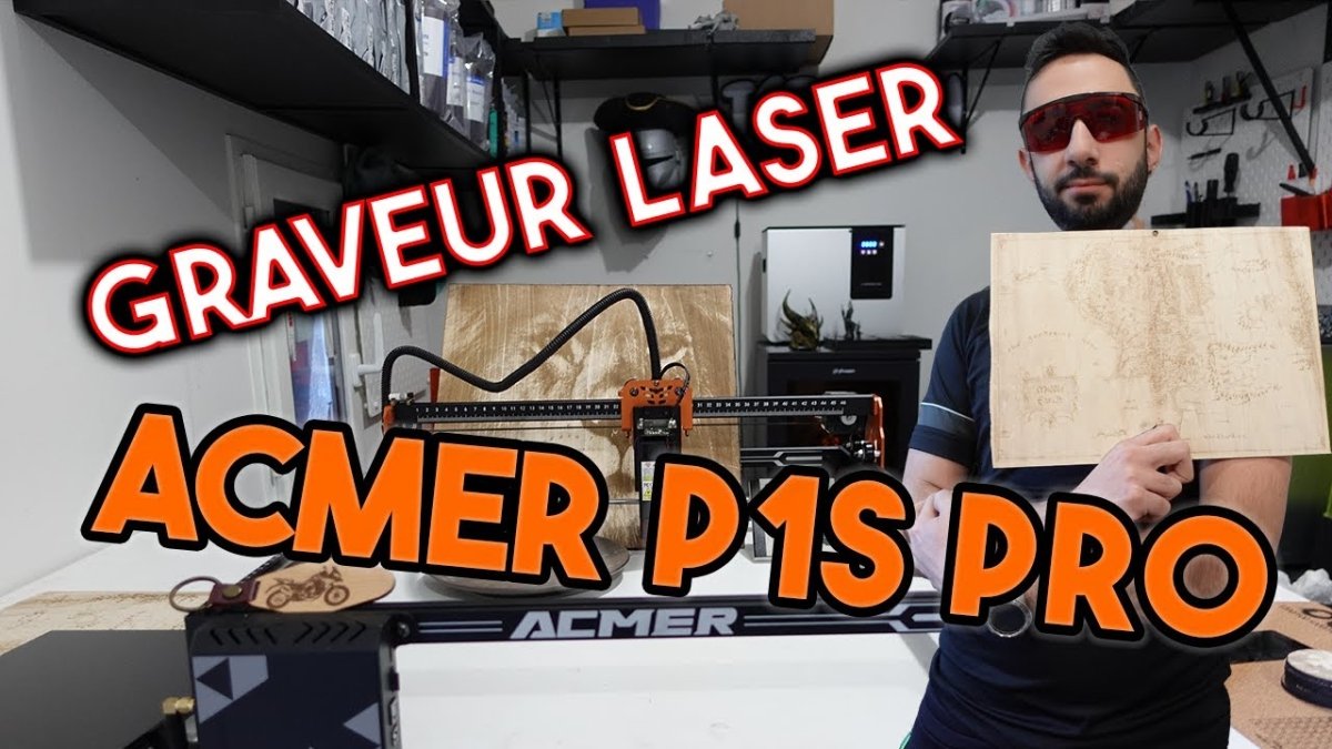 La nouvelle référence en graveur laser ? ACMER P1S PRO - ACMER