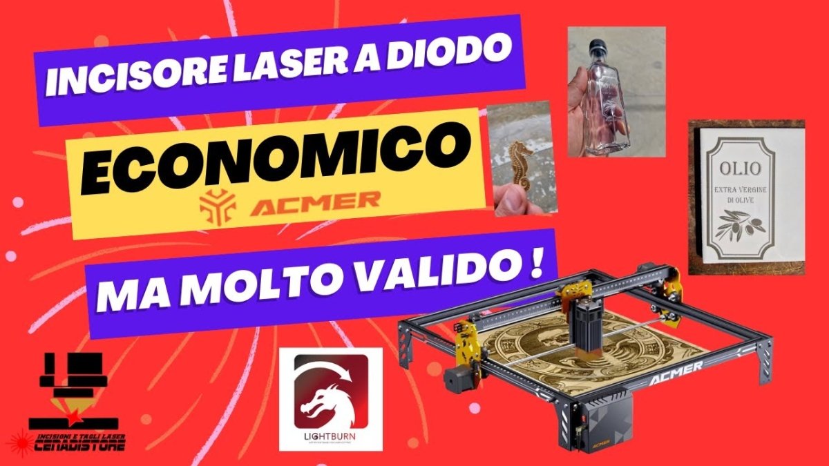 Laser Acmer P1s Pro perfetto per iniziare ! - ACMER