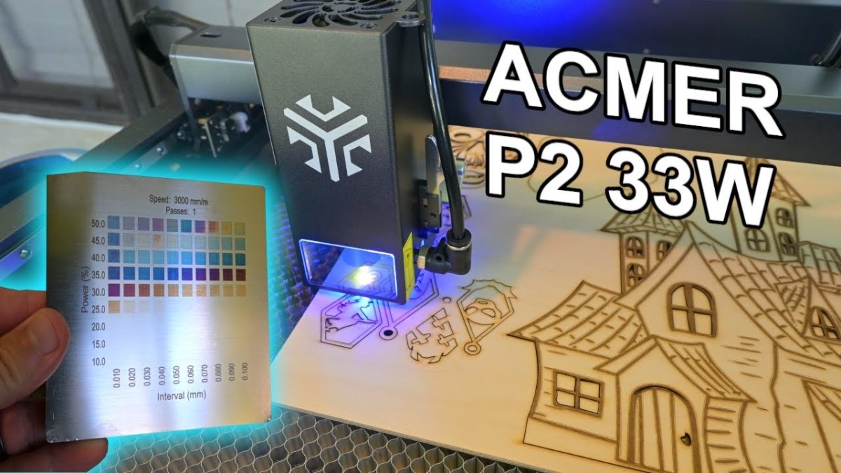 Look at these beautiful Stainless Steel Colors! - ACMER P2 33W Laser Engraver Review - ACMER