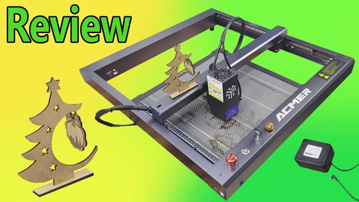 NUEVO CORTADOR Y GRABADOR LÁSER - POTENTE Y RÁPIDO, ACMER P2 33W - ACMER