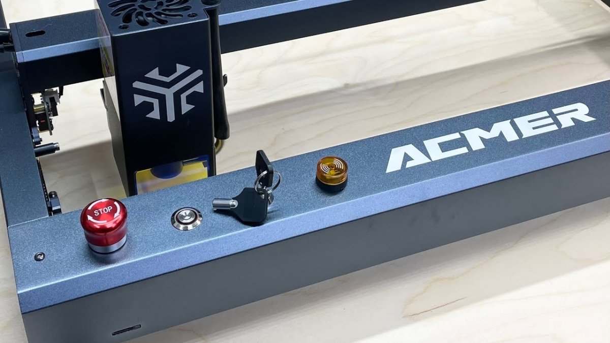 The machine is a completely new level!!! Powerful laser for engraving and more!!! - ACMER