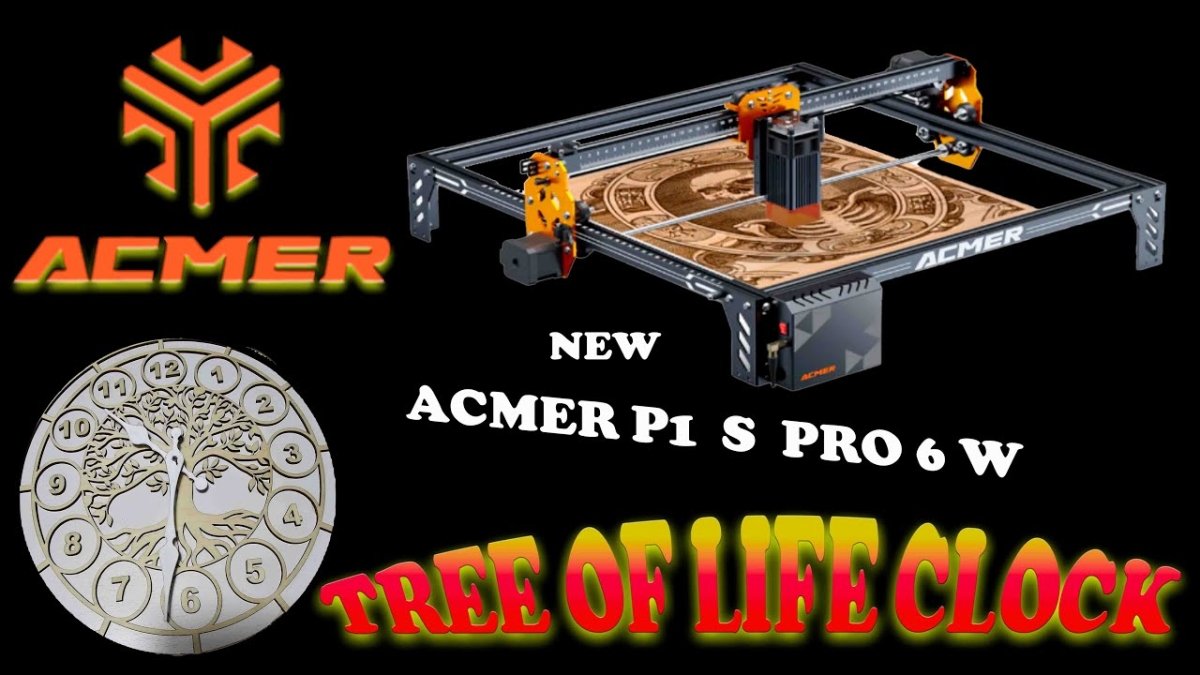 TREE LIFE CLOCK WITH DIODE 6 WATTS - ACMER