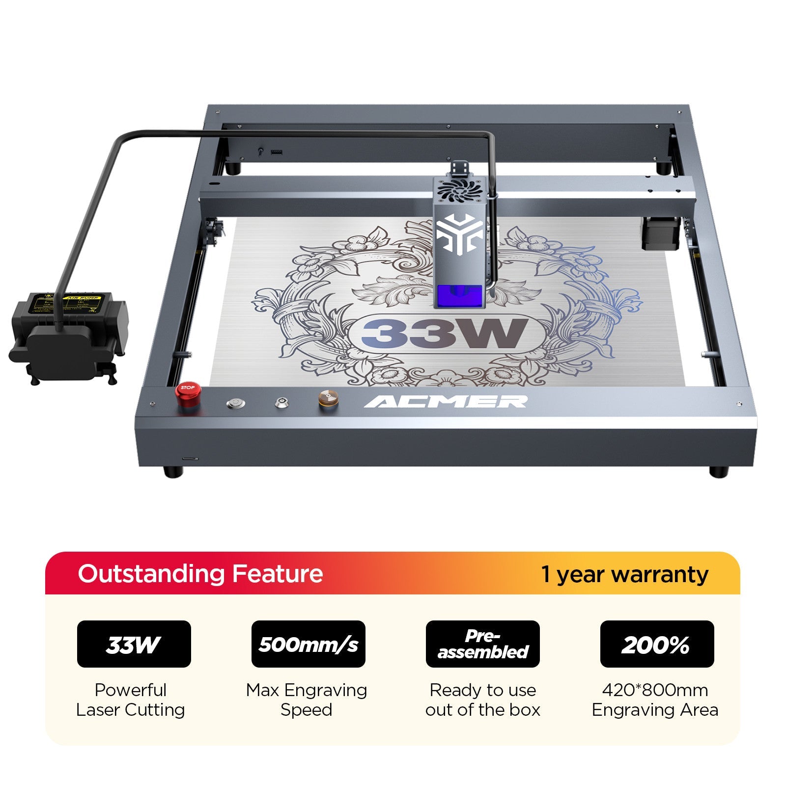 ACMER Official Refurbished Laser Machine