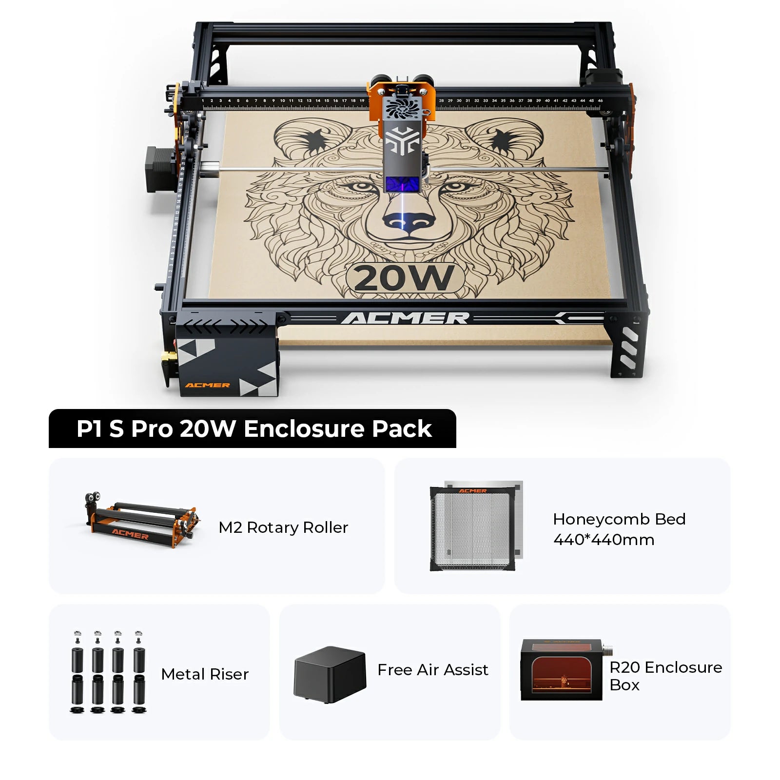 ACMER P1 S pro Best Budget Laser Engraver