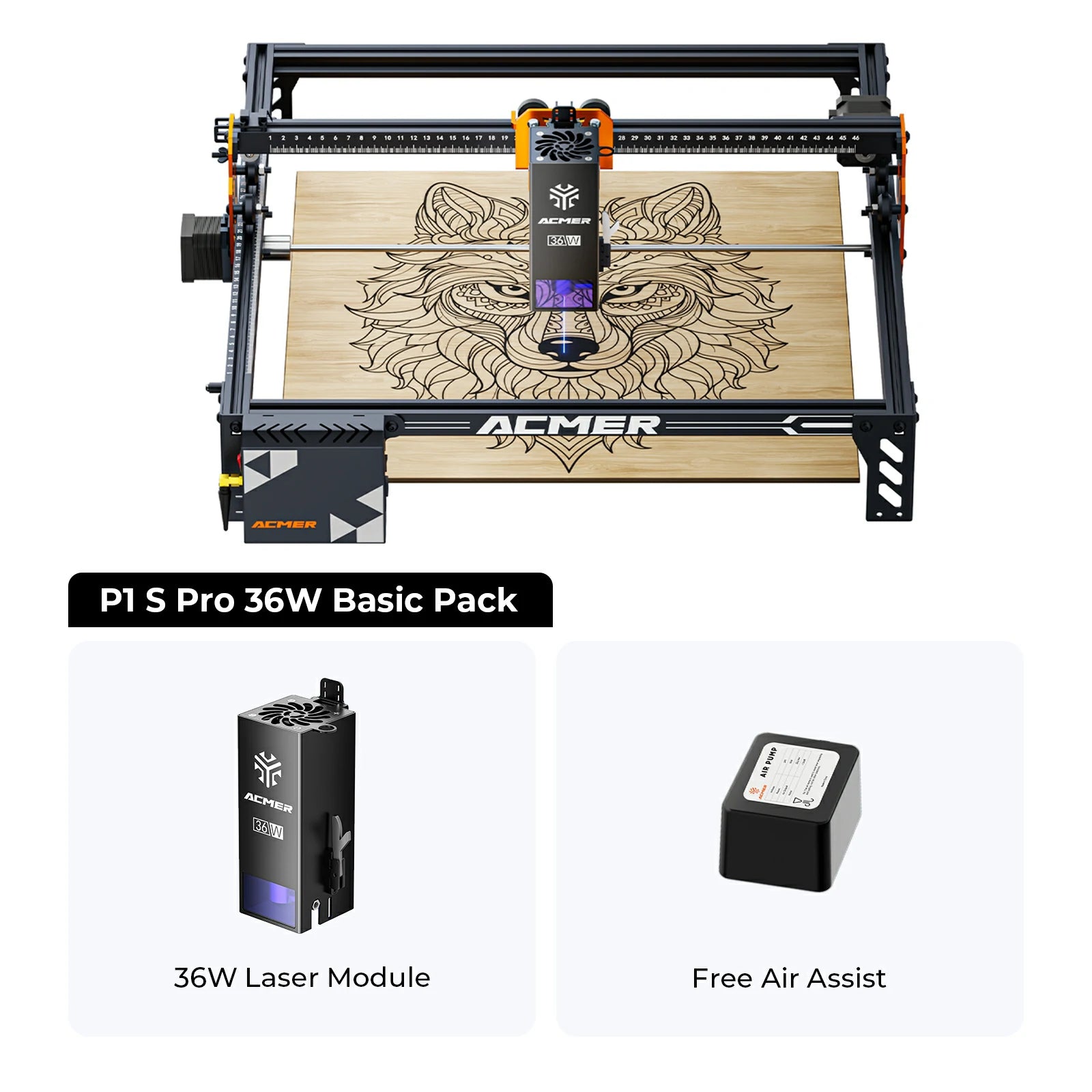 ACMER P1 S pro Best Budget Laser Engraver