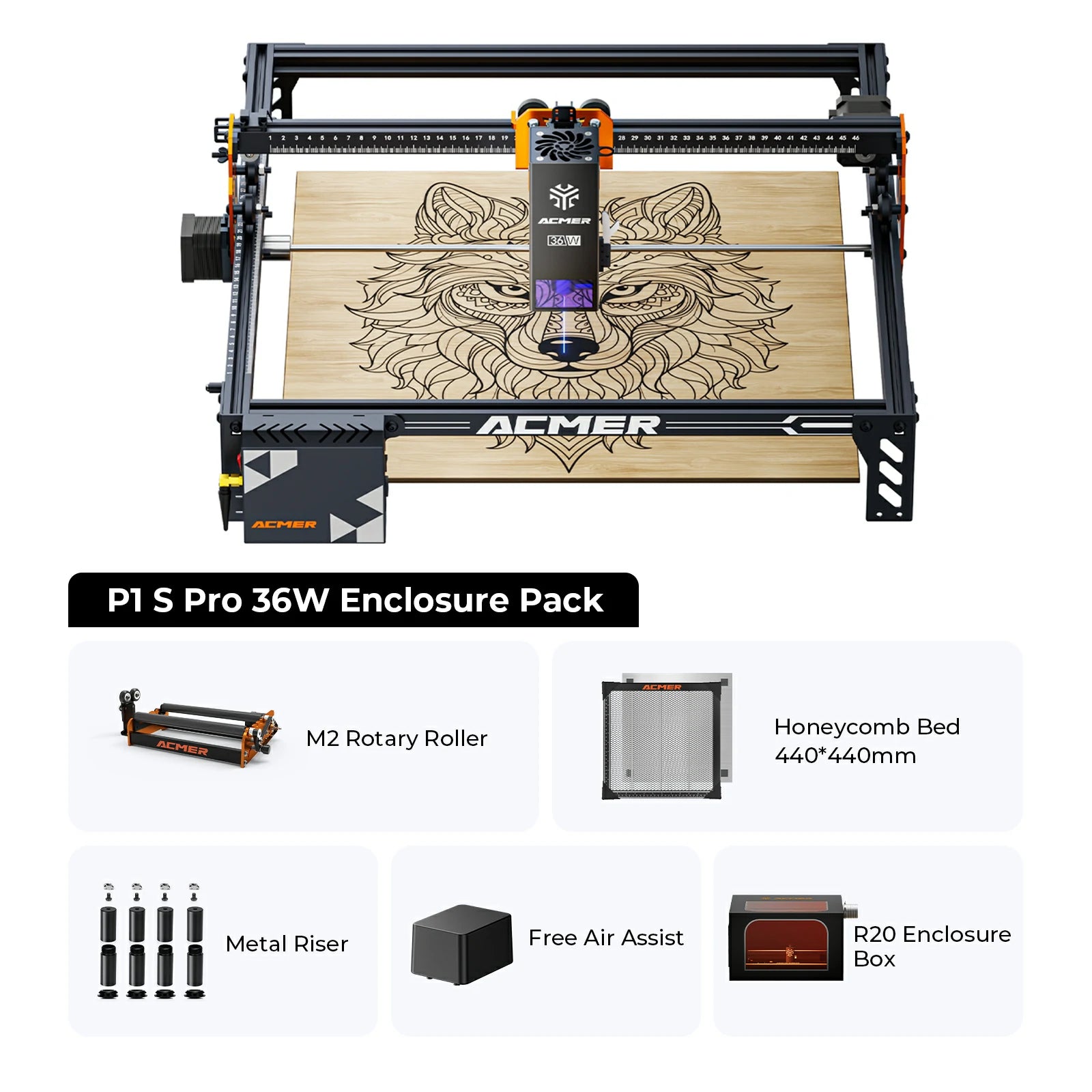 ACMER P1 S pro Best Budget Laser Engraver