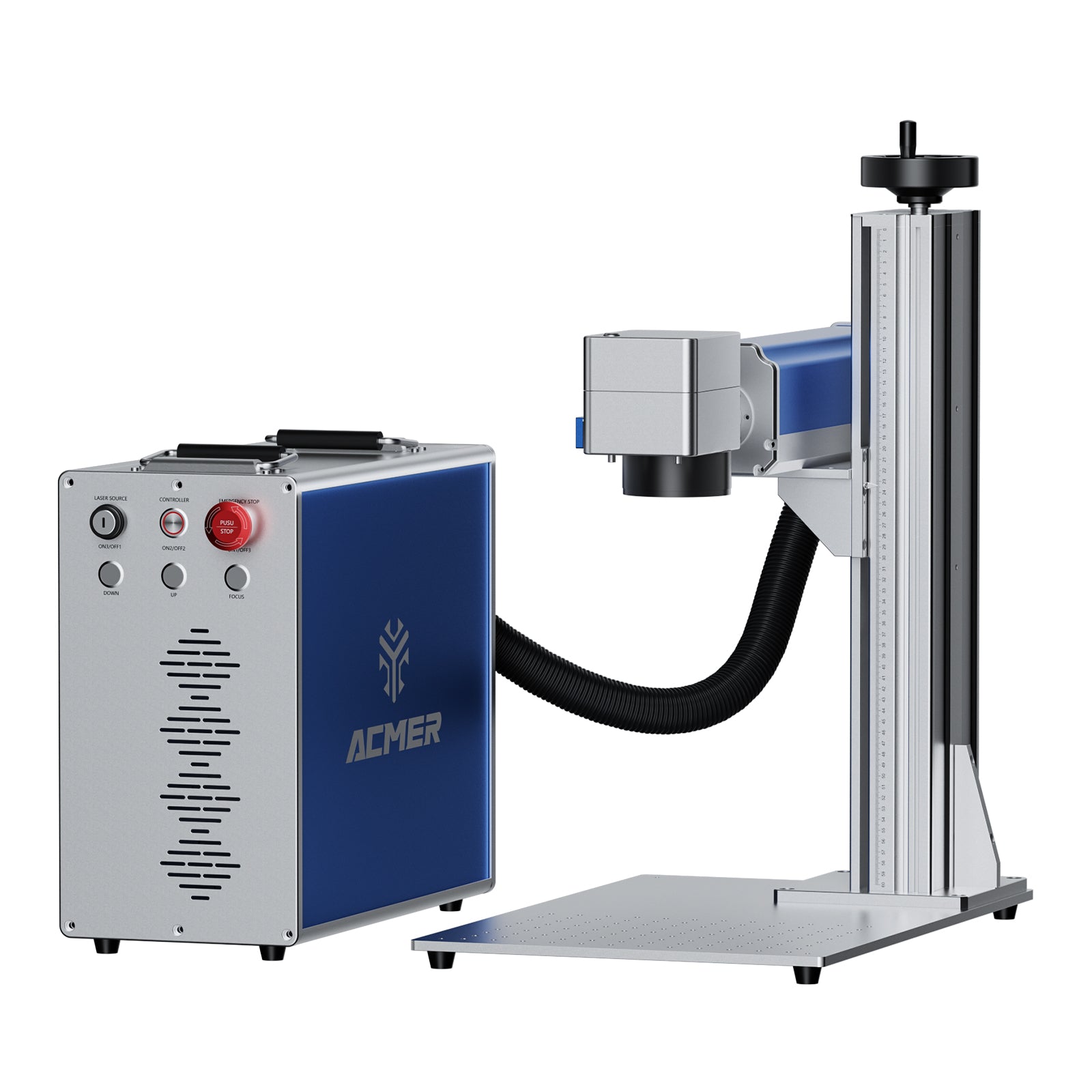 ACMER 30–100W Split Fiber Laser Engraver – High Precision Engraving & Color Marking Options