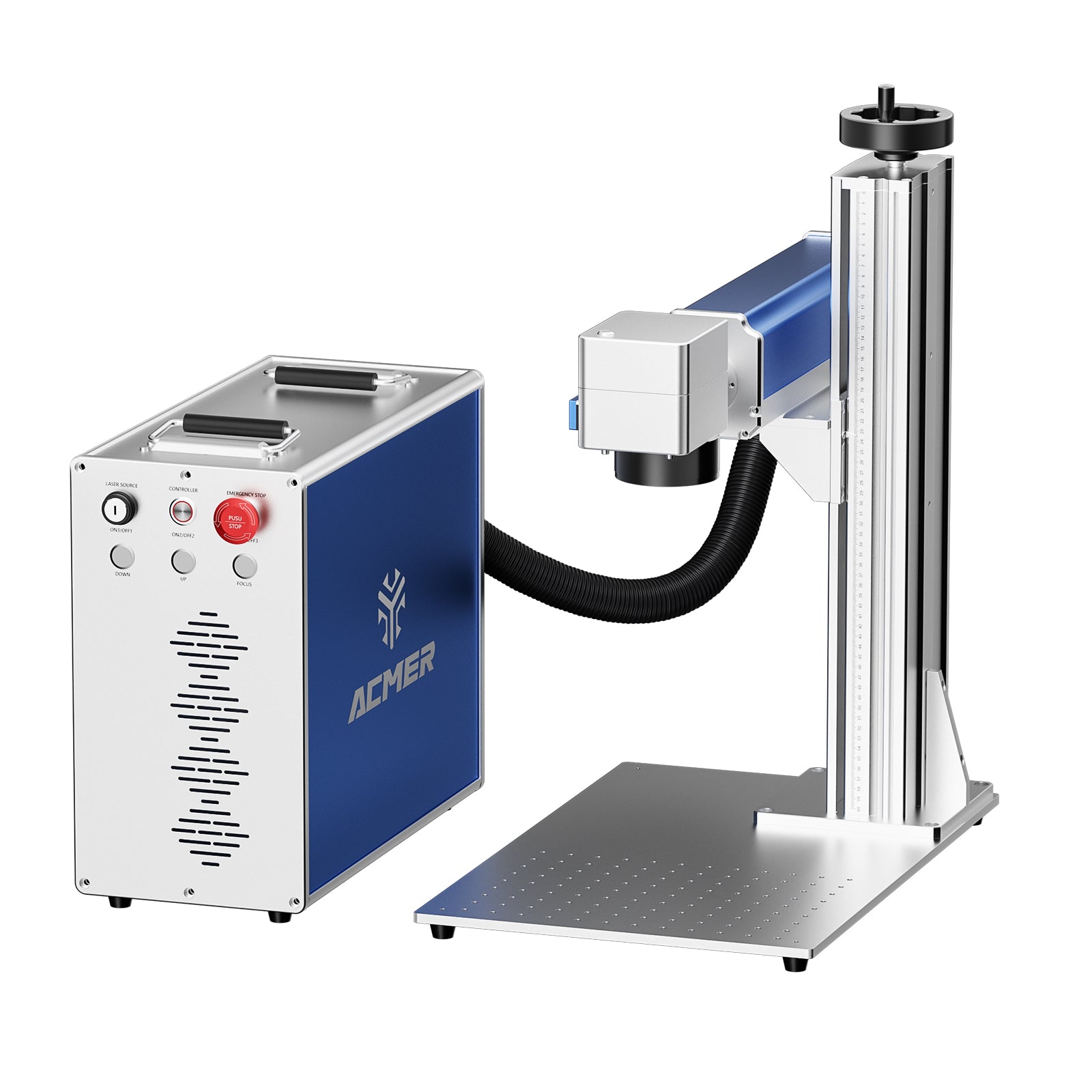 ACMER 30–100W Split Fiber Laser Engraver – High Precision Engraving & Color Marking Options