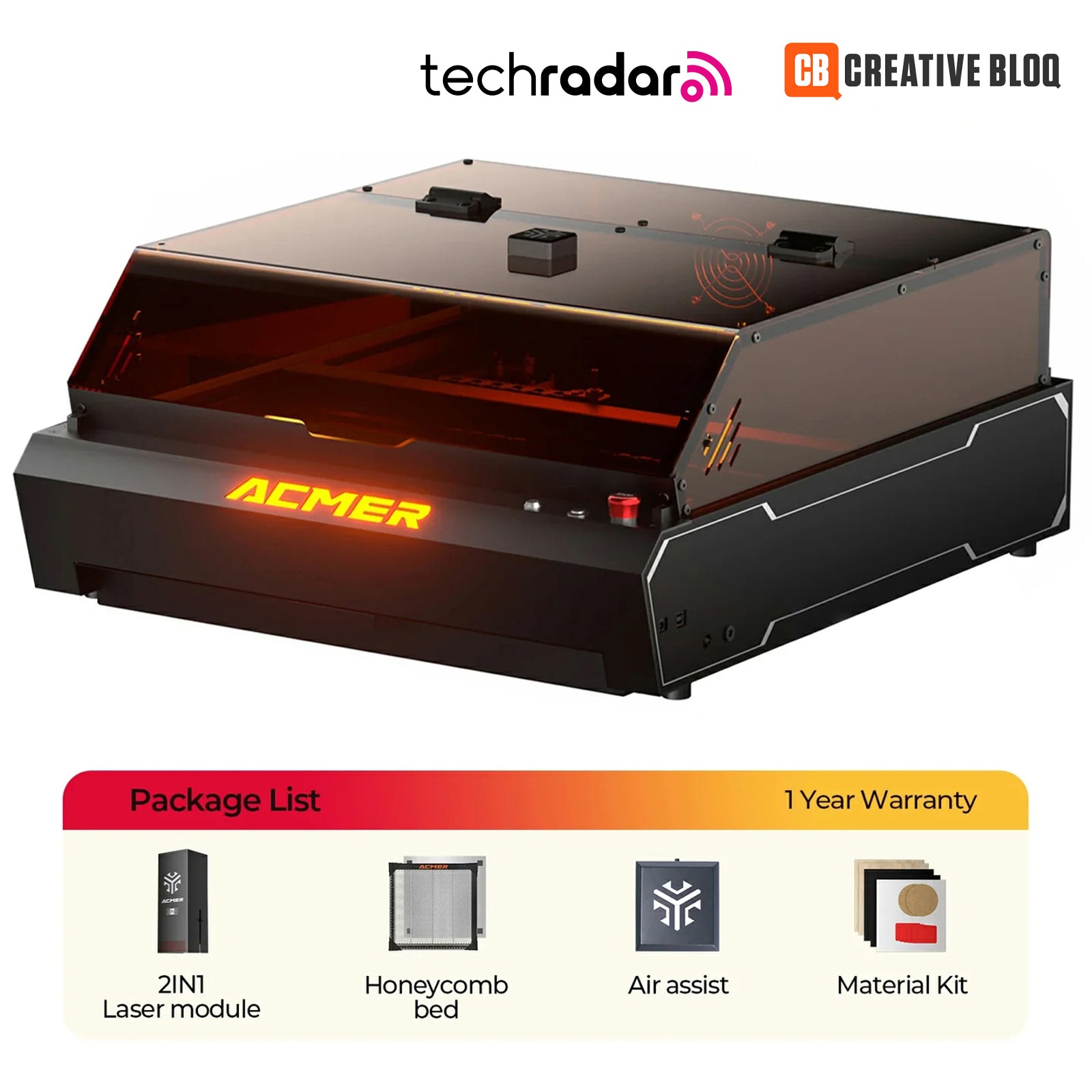 ACMER P3 IR＆Diode Enclosed Dual Laser Engraver