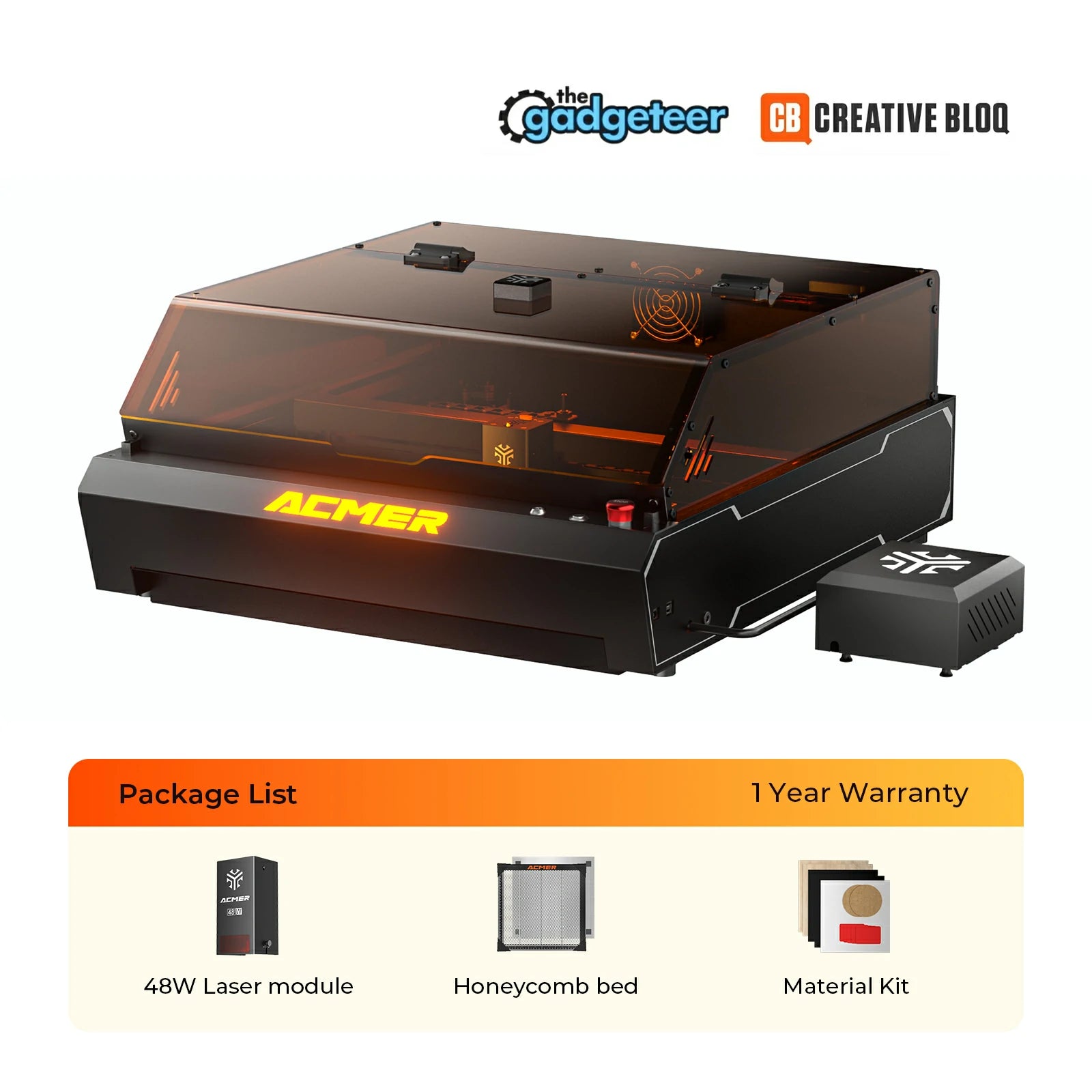 ACMER P3 48W Diode Enclosed Laser Engraver