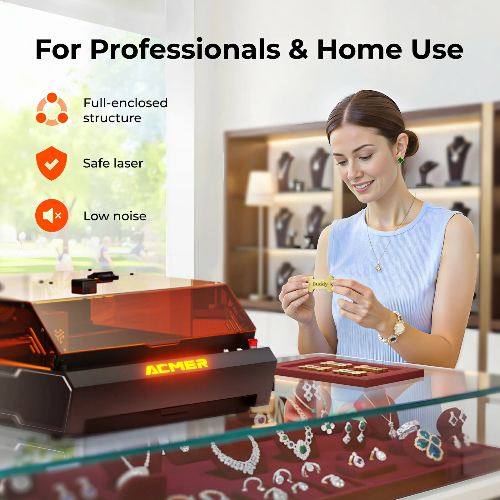 ACMER P3 48W Diode Enclosed Laser Engraver