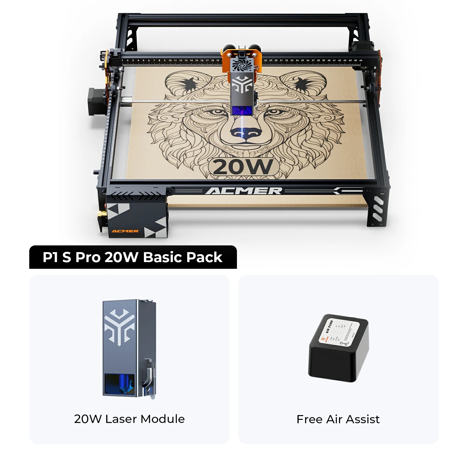 ACMER P1 S pro Best Budget Laser Engraver