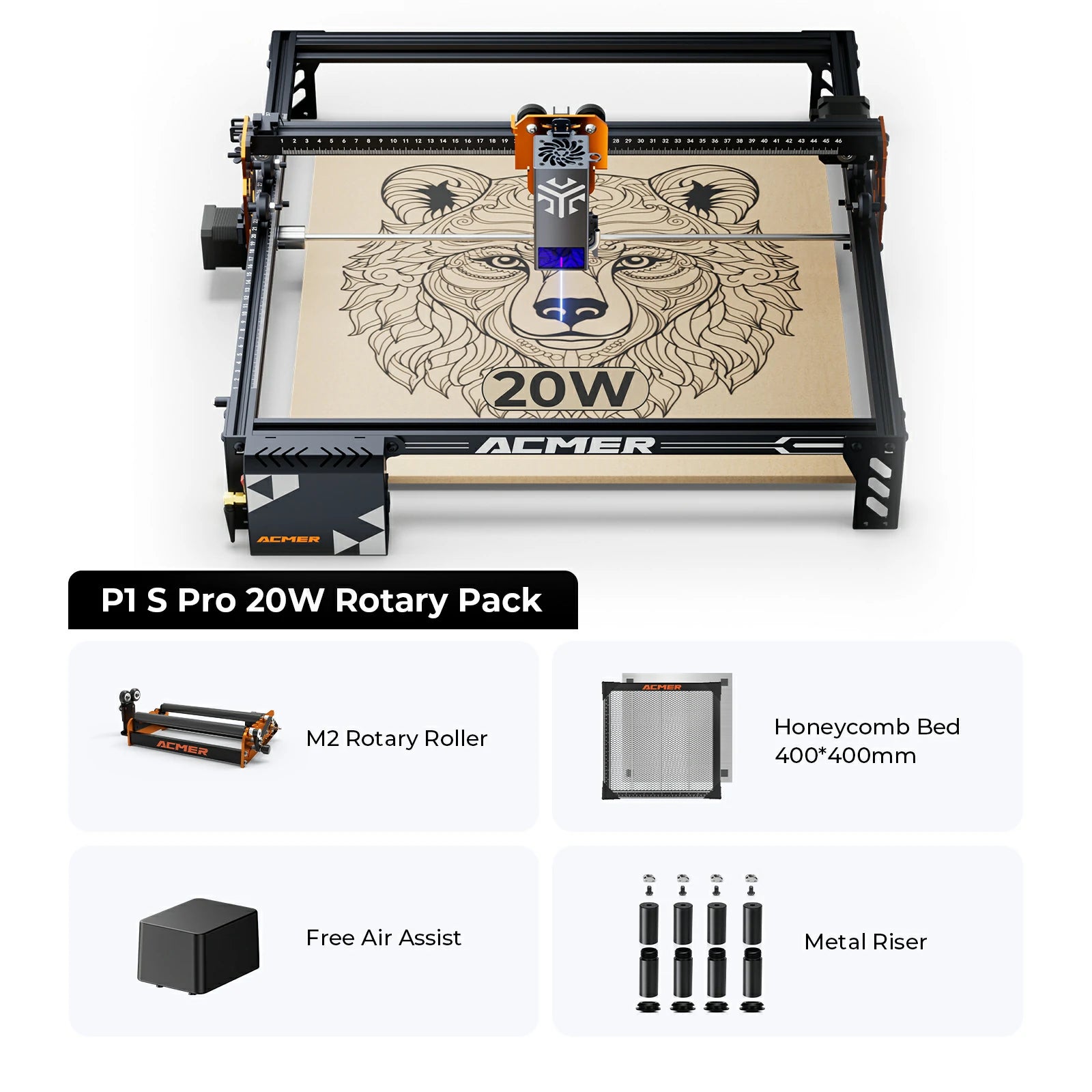 ACMER P1 S pro Best Budget Laser Engraver
